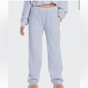 Chloe Kim Off Duty Waffle Sweatpants